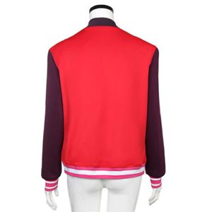 Kawai Rika Jacket Anime WONDER EGG PRIORITY Same Type Cosplay Costume Red High Quality Coat Daily Outfits Y0913