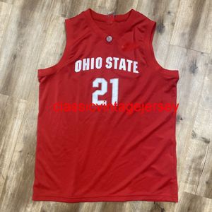 Stitchedbrayden Bell Ohio State Buckeyes 2005 Big 10 Kolej Basketbol Jersey Nakış Özel Her İsim Numarası XS-5XL 6XL