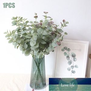 1pcs verde imitação artificial folhas grandes folhas de eucalipto plantas falsas para casa loja de jardim decoração de festa de fábrica de fábrica especialista qualidade mais recente estilo original