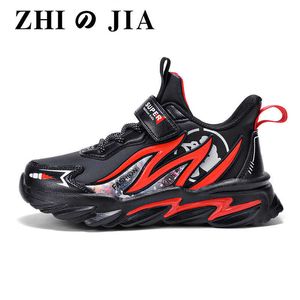 Children's Casual Shoes 5-12y Boys Comfortable Non-slip Sneakers Youth Autumn Leather Children's Shoes Children's Sports Shoes G1025