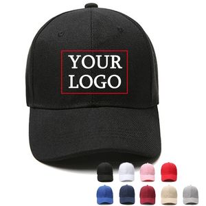 Custom Logo Print Snapback Cap Fashion Outdoor Sunshade Hat 27 Colors Breathable Hip Hop Fitted Hats For Men Women