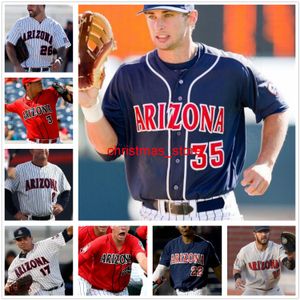 Custom NCAA Wildcats Baseball stitched men youth women 2 Rob Refsnyder 25 Scott Kingery 36 James Farris 1 Johnny Field 13 Alex Mejia