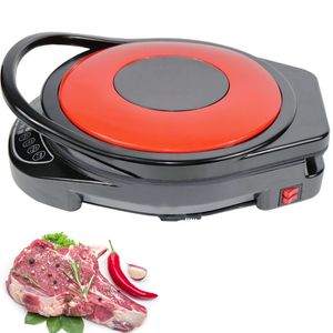 220V Electric Baking Pan Double-Sided Heating Suspension Type Grilled Steak Machine Barbecue Machine Breakfast Machine 1200W