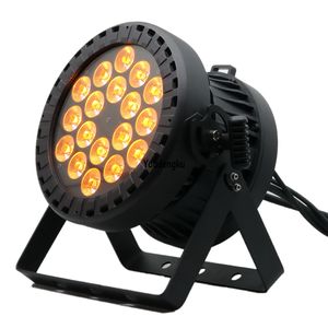 6pcs ip65 18x15w rgbwa 5in1 LED dış mekan parlaması aydınlatabilir dmx512 disco dj stage su geçirmez par ışığı