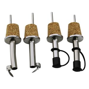 Stainless Steel Cork Stopper Wine Pourer Tool Bottle Diversion Nozzle Bar Kitchen Tools