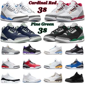 Wholesale pure grey resale online - Jumpman Cardinal Red s Men Basketball Shoes Pine Green Racer Blue Medium Grey Midnight Navy Black Cat Pure White Cement Fire Red UNC Mens Trainers Sports Sneakers
