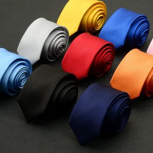 Bow Ties Men's Pure Monochrome Narrow 6cm Suits Business Tie 8cm Professional Marriage Student Casual 2 Sizes Can Choose