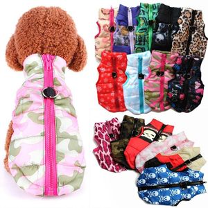 Dog Apparel 15 Colors Antumn Winter Pet Clothes Warm Puppy Dogs Vest Cotton-padded Jacket Coat Chihuahua Small