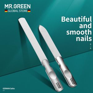 MR.GREEN Doppelseitige Nagelfeilen aus Edelstahl für Maniküre und Pediküre, für professionelle Finger- und Zehenpflege