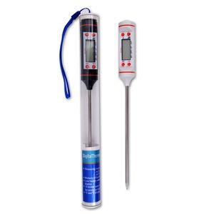 Haushalt digitales Thermometer Küche Kochen Fleisch Grill Grill BBQ Sonde Thermometer Wasser Milchöl Flüssiger Ofentemperaure Sensor JY0514