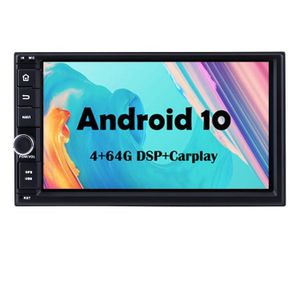 7 inç araba video Android 10 DVD oynatıcı evrensel GPS RDS USB ayna bağlantısı ile