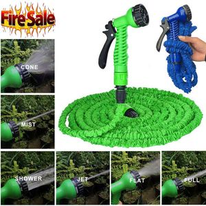 15M Car Wash Stretched Magic Expandable Garden Supplies Water Hoses Watering Garden Hose Pipe Car Cleaning Tools