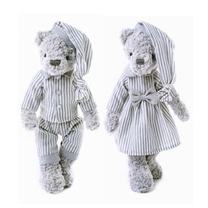 30 см медведя кукла чучела плюшевые животные игрушки мягкие детские детские игрушки для девочек дети мальчиков день рождения подарок Kawaii 210728