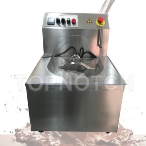 Aço inoxidável 8kg máquina de moderação de chocolate elétrica derretimento branco chocolates chips equipamento de processamento de panela