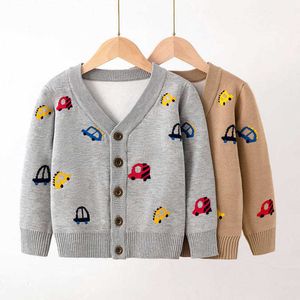 ヨーロッパとアメリカンスタイルの幼児男の子のセーター秋の子供服女の子セーター長袖編み物子供服Y1024