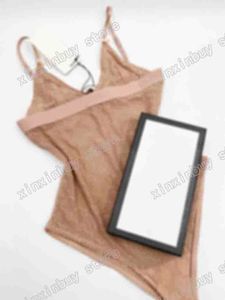 이탈리아 비키니 봄 여름 새로운 잠자기 자카드 더블 레이스 인쇄 여성 수영복 탑 비키니 살구