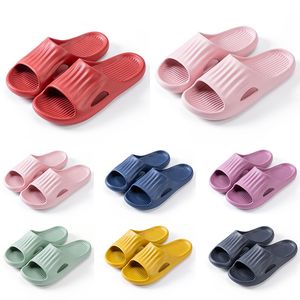 Sommar tofflor Slides skor D36 Män Kvinnor Sandal Plattform Sneaker Mens Kvinnor Röd Svart Vit Gul Slide Sandaler Trainer Utomhus Inomhus Slipper 36-45