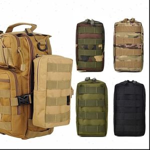 戦術的なモルの袋EDCユーティリティウエストバッグポーチガジェットギヤ軍ベストパックの耐水性コンパクト