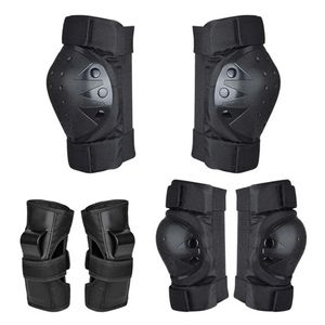 Locle 6pcs / set vuxna barnskyddade knäplattor armbågsplattor handledsskyddsskydd för scooter cykel rullskridskoåkning Q0913