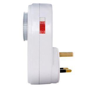 UE/ US/ UK Plug Mini Timer Switch Programável Mecânica 125V Energy Energy 24 Hours Timers