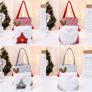 Bonito Felloweless Antigo Decorações Decorações Christmas Doces Biscoitos Maçã Presentes Sacos Crianças Eve Natal Presente De Embalagem De Embalagem Saco XD29956