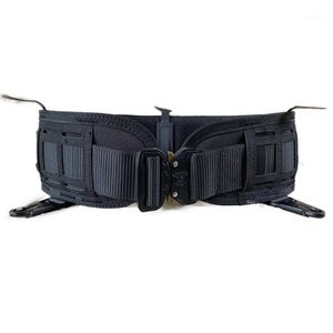 Midja support Tactical Belt Army Molle Battle Training Combat Outdoor Jakt 900D Mjukt vadderad midjeband x210a