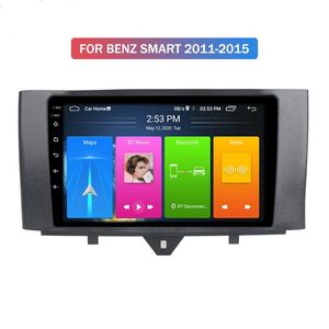 Android 10.0 Bil DVD-spelare GPS-navigering Auto Video Bilradio för Benz Smart 2011-2015