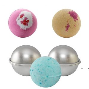 Newalumium Alloy Cake Ball Mold Bath Bomb Pieczenia Formy Pieczeń Piłka Mold DIY Deser Kula Kształt Mold EWE7322