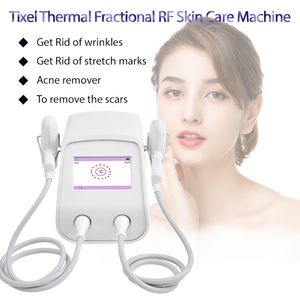 Portable Tixel Thermal Fraction Equipment With ONE OR TWO Handles Wrinkle Removal Stretch Marks Remove Skin Rejuvenation Face Body Care Beauty Machine