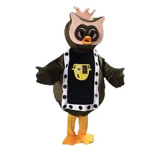 Maskottchen Kostüme Eule Maskottchen Kostüm Eagle Anime Charakter Kopfbedeckung Vogel Kleidung Papagei Outdoor Jumpsuit Halloween Weihnachten Paradeanzug Outfit