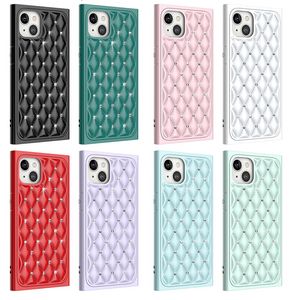 Suitable for Apple 13 mobile phone cases iPhone 12 lamb pattern inner diamond mesh anti-fall protective cover