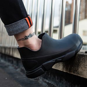 Hotel Restaurant Kitchen Men Chef Shoes Non-slip Waterproof Oil-Proof Working Shoes Resistant Breathable Rain Boots Safety Shoes