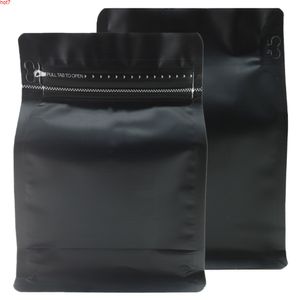 100st Kaffe Bean Bags Kök Arrangör Ställ upp ZiPlock Eco-Friendly Plastic Aluminium Folie Mylar Storage Bagheigh Qty