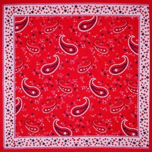 Wholesale cool red hair for sale - Group buy Scarves Square Towel Hip Hop Kerchief Red Paisley Cashew Cotton Hip hop Retro Head Wear Men And Women Scarf Play Cool Hair Band1