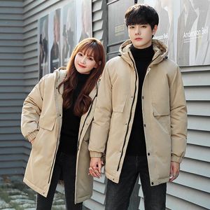 Couple's Down Jacket Men's Thickened Hoodie 2021 Fashion Brand Parke Tooling Couple & Parkas