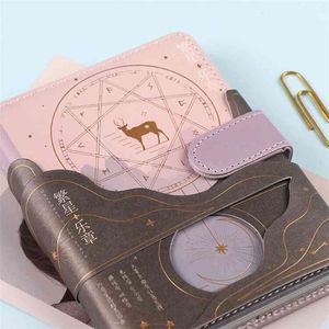 Vintage Fashion De Mystery World Diary Book 196P Cool DIY Agenda Planner Journal Gift 15 * 11cm 210611