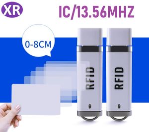 50 setleri Mini USB Kart Okuyucu 13.56MHz RFID Okuyucu Çip S50 / S70 NFC, ISO14443 Destek Win8 / 7 / XP / Android sürücü olmadan sadece okuma