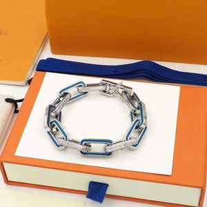 Launched Bracelet design fashionable colourful brands Chain Necklace letters for men and women Festival gifts with box