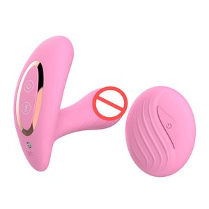 Anal Stimulator Vattentät prostata Massager Anus Vibrator Trådlös fjärrkontrollerad buttplugg Man Ass Pluggar Sexleksaker Dildo för män Kvinnor Onani ZL0132