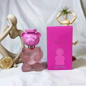 Schöner Kölner Mädchenparfüm-Duft für Frauen, 100 ml, EDP-Spray, Boy 2 Black Parfum Bear Flakon, Designer-Parfums, lange, angenehme Düfte, Geschenk, Großhandel, Direktversand