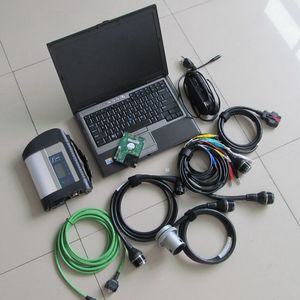 MB Star C4 Xentry Diagnostic Tool Skaner dla 12V 24 V SSD 480 GB Laptopa D630 RAM 4G Pełny zestaw samochodów Skaner