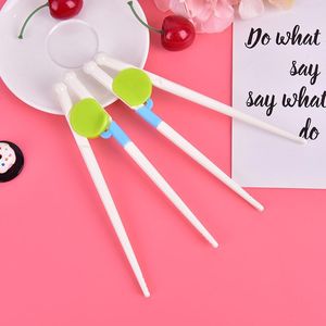 Wholesale fashion chopsticks resale online - Chopsticks Pair Fashion Kids Training Children Adult Helper Cheater Toy Learning Reuseable