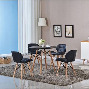 Modernt minimalistiskt vardagsrum matstol Cafe Förhandlingsbord och stolar Barfjärilsmöbler