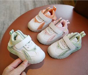 Jesień Baby Boys Girls First Walkers Buty Sportowe Dzieci Sneakers Dzieci Soft Doto Oddychające Buty do biegania Rozmiar 16-25