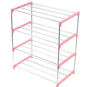 3/4 Tiers Stackable Shoe Rack Space Saving Shoe Tower Cabinet Storage Organizer Shoe Rack Entryway Storage Shelf P7Ding 210811