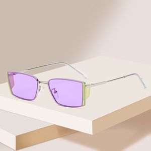 Luxury Designer Women Mens Solglasögon Square Resin Lens Full Frame Sun Glasses Anti UV400 JC58127