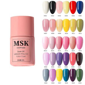 Nagelgel msk färg bly rosa flaskan 15 ml polska för bakningskonst manikyr semi permanent uv led varni