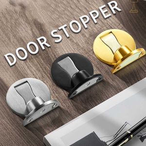 Aolisheng Möbler Hårdvara Magnetisk dörrhållare Heavy Duty Dolde Golvdörr Stopp 210724