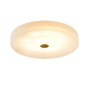 Ceiling Lights Marble Copper Led Lamp Modern Living Room Bedroom Study Round Simple Aisle Corridor