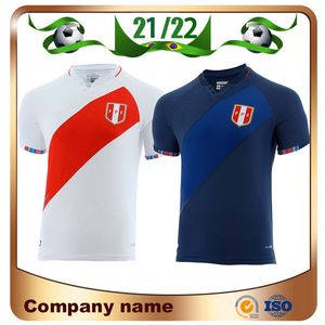 Camiseta Do Futebol Do Peru venda por atacado-2021 Peru Soccer Jersey Guerrero Farfer Flores Flores Carrillo National Team Camisa Tapia Yotun Traruco Abram Futebol Uniforme